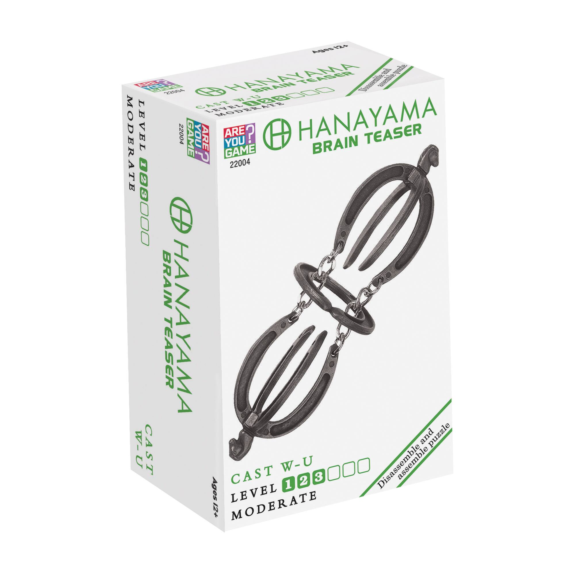 Hanayama Level 3 Cast W-U Puzzle